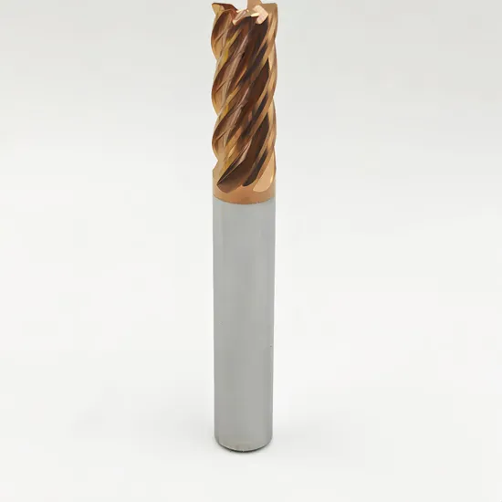  High Quality Solid Tungsten Carbide Endmill 4-Flute Altin Coated Square/Ballnose CNC Milling Cutter OEM ODM Supported